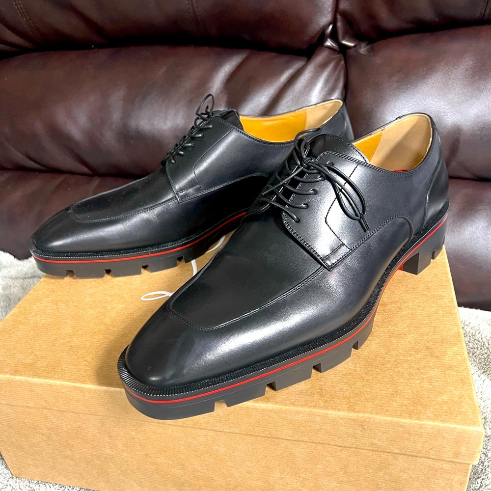 Christian Louboutin derby shoes only worn once. Runs true to size!